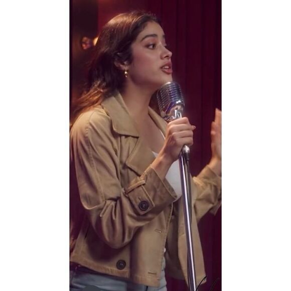 NWT Zara Garment Dye Faux Suede Short Double Breasted Cropped Trench Style Coat - Picture 9 of 16